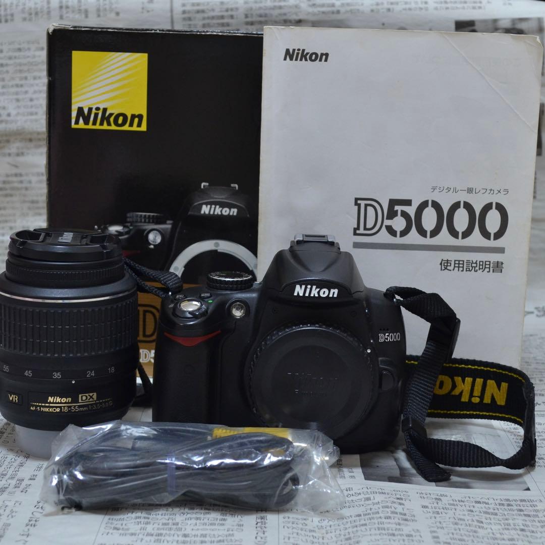 Nikon ニコン D5000 18-55mm VR kit 初心者におすすめ！