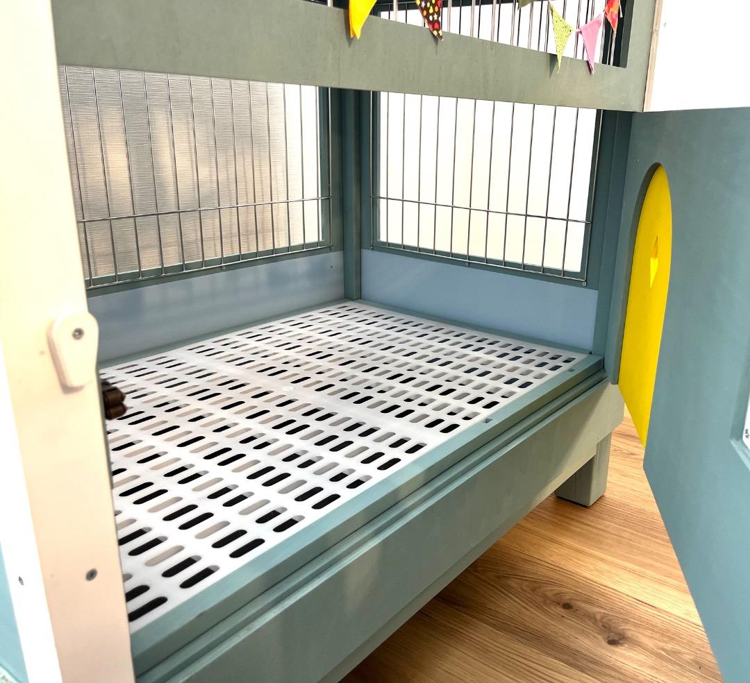 【もちつき】弐番館　北欧デザインペットハウス　うさぎ用ケージ