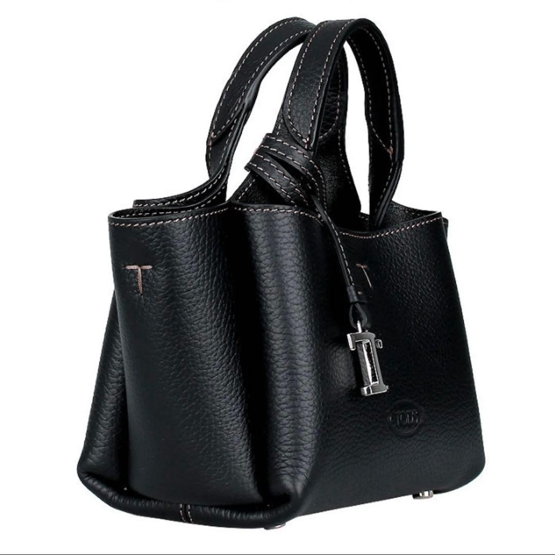 TOD'S T Timeless マイクロ ショルダーバッグ ブラック