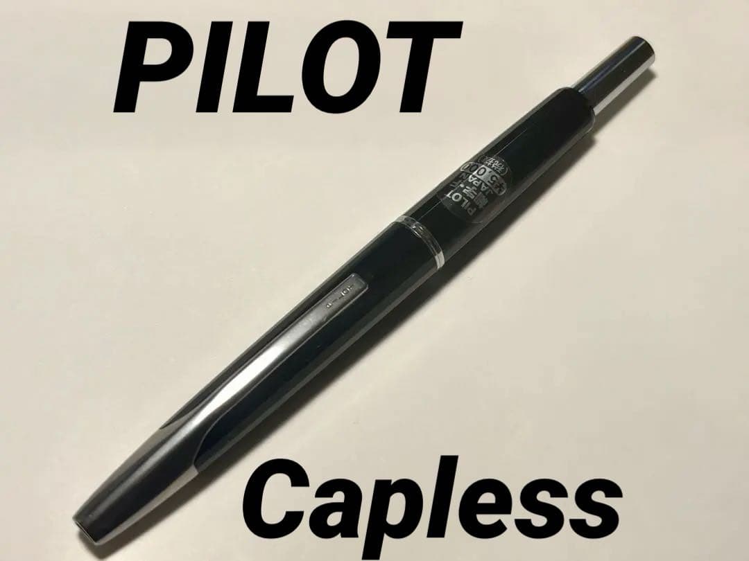 L*̈様 pilot キャップレス　多角　黒 F