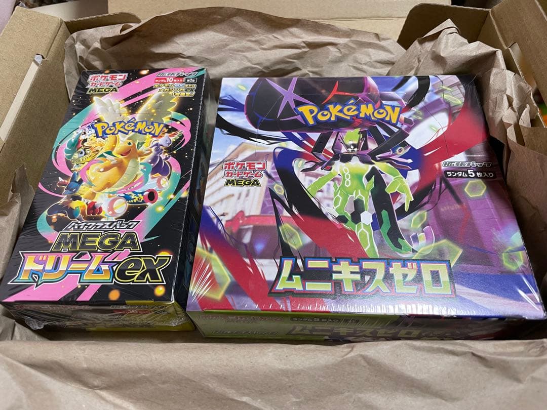 ポケモンカード　ムニキスゼロとメガドリームexのセット　シュリンク付き
