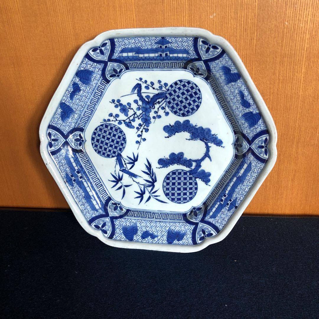 茶道具 伊万里 染付け 皿