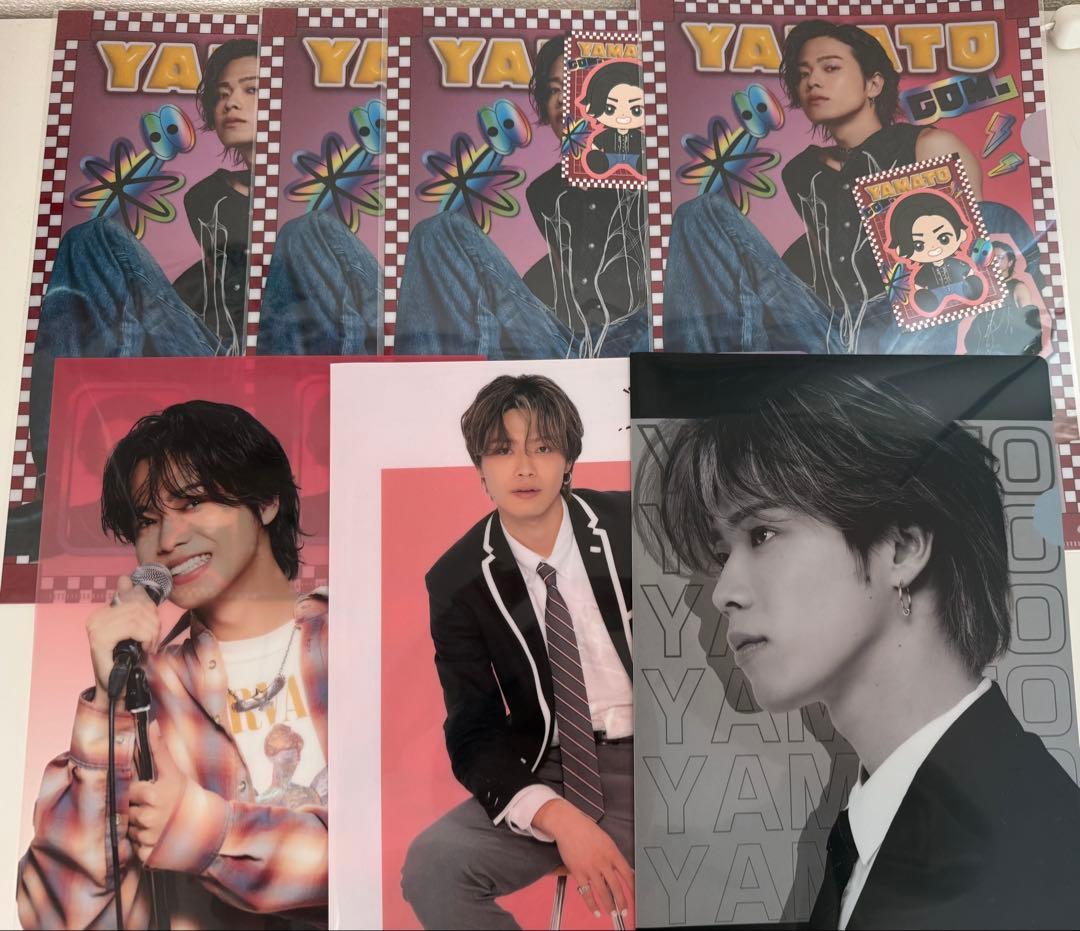 コムドット公式 やまと グッズ まとめ売り 全ての商品未使用 ファイル全7枚