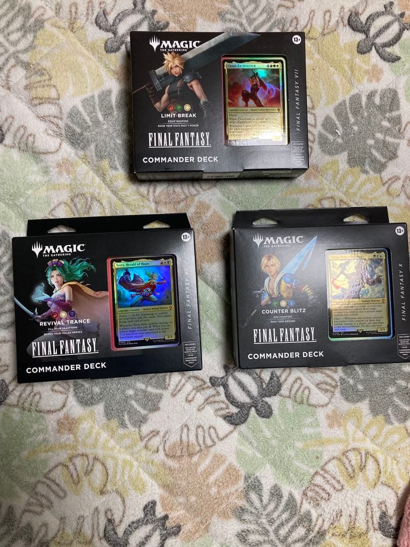 MTG FINAL FANTASY 統率者デッキ3種セット　英語版