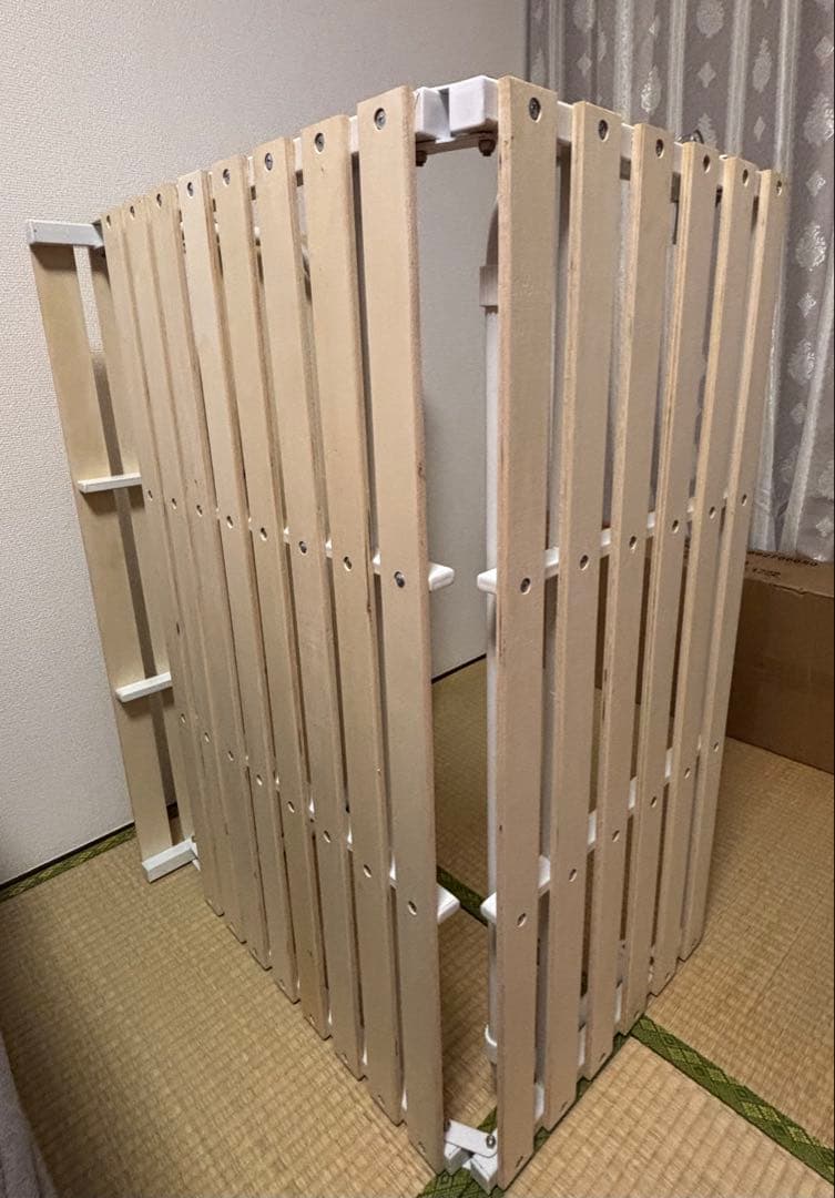 エムール　折りたたみすのこベッド　4つ折り