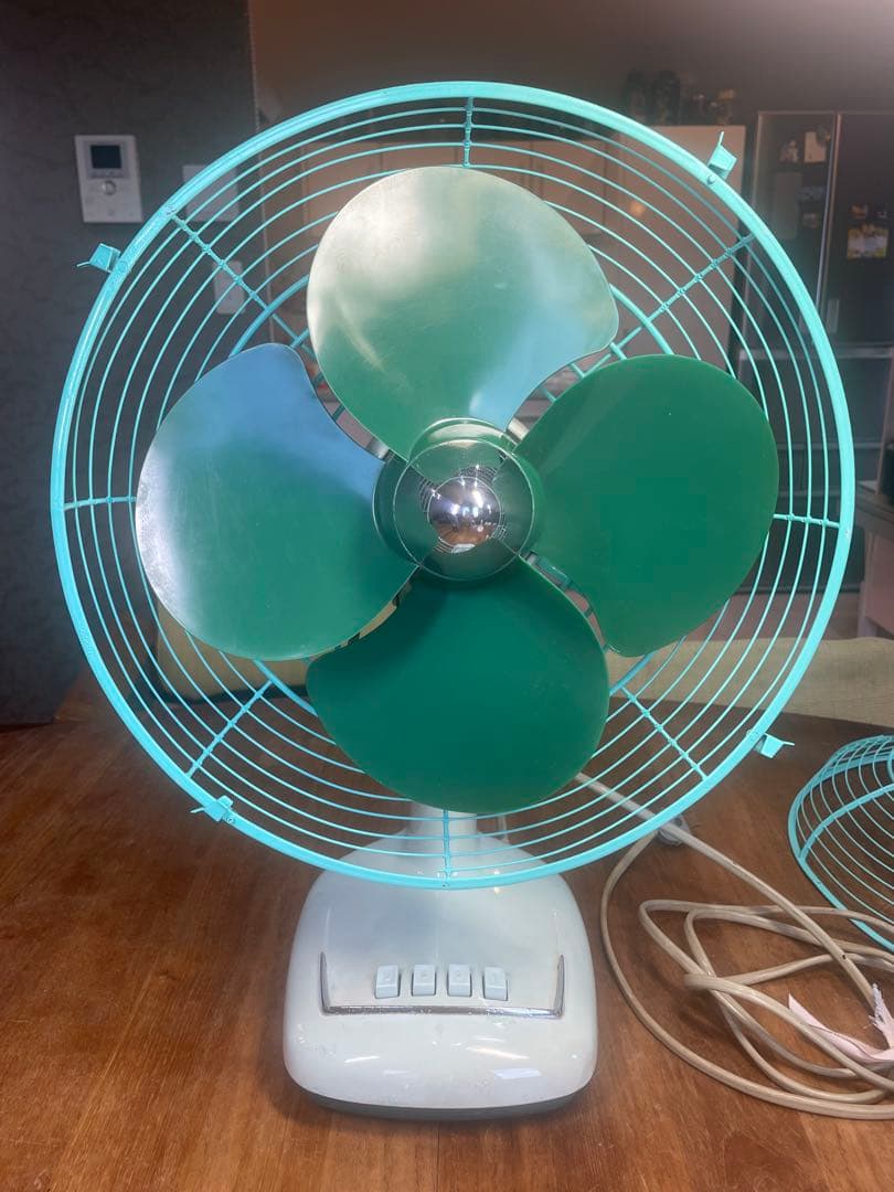 DarkGreenの涼しげな羽根 暑夏をecoに乗切る東芝扇風機　Grn2tne