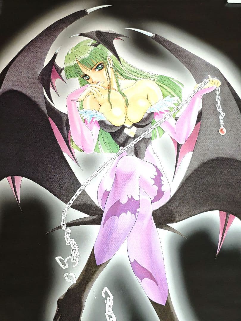 うたたねひろゆき　ヴァンパイアセイヴァー　モリガン・リリス　ポスター　B1サイズ