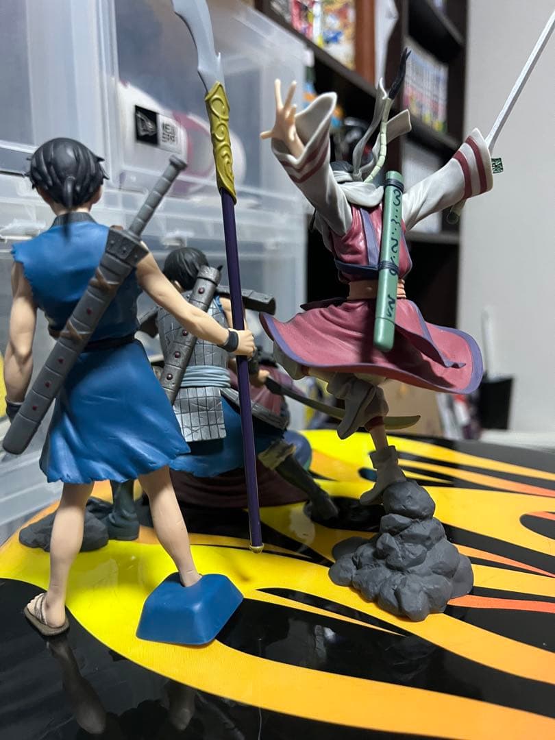 信　羌瘣　桓騎　キングダム　フィギュア 4体セット　クリエイター✖️クリエイター