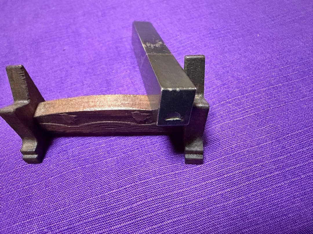 珍品　銀製　幕末明治頃　楊枝入れ　絡繰　香筒？　精密和歌毛彫（根付茶器香道香炉