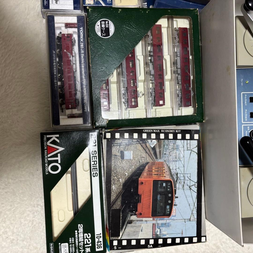 TOMIX Nゲージ　KATO 221系電車セット　車両レールまとめ　鉄道模型
