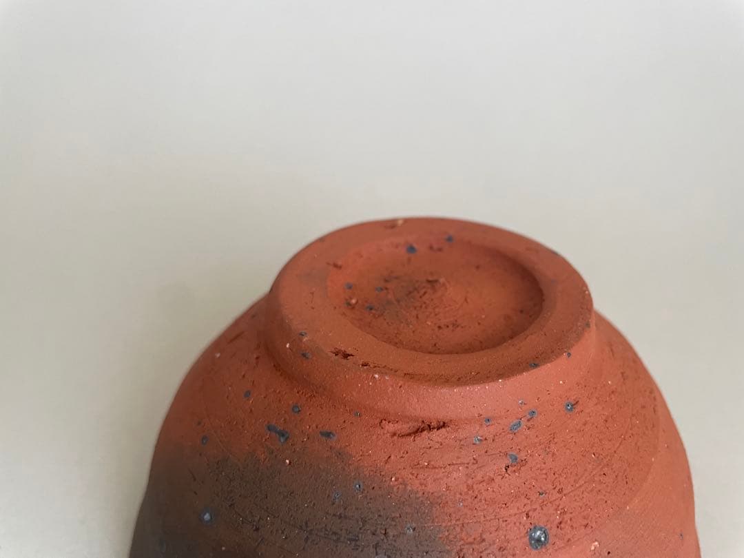 美品 中川伊作 南蛮焼茶碗 沖縄 知花窯 共箱・共布付き 茶道具 琉球 壺屋焼