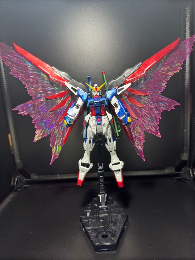 ガンプラ　ディスティニーガンダム　チタニウムフィニッシュ(RG)光の翼オプション