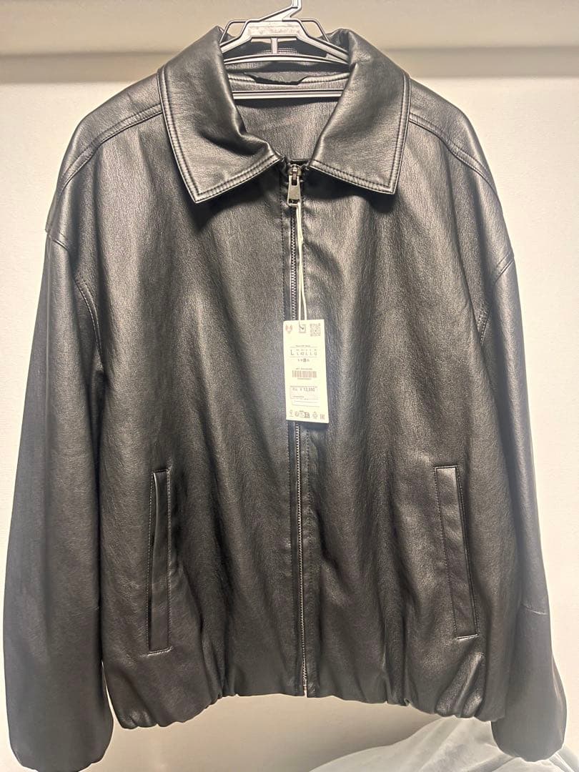 未使用 ZARA ブラックレザージャケット