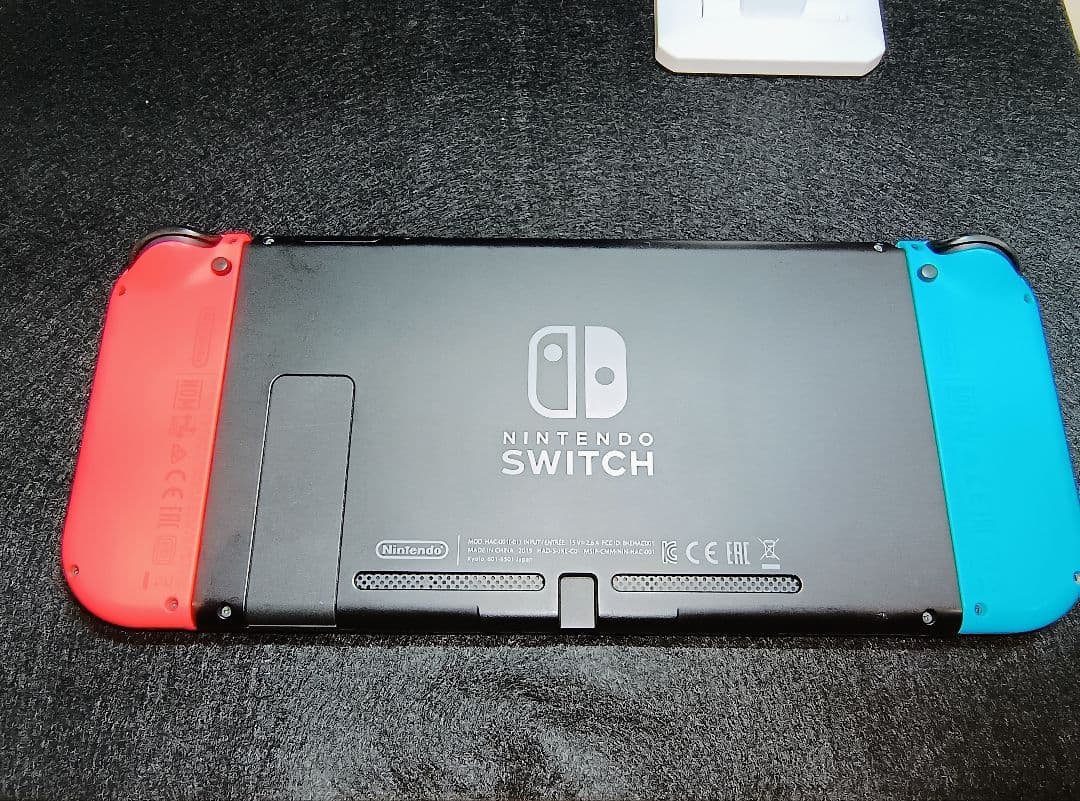 Nintendo Switch 本体 新型拡張バッテリー 動作確認済ブルーレッド