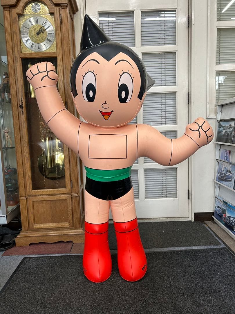 鉄腕アトム　三菱乾電池　非売品店頭用ポップ約151cm空気ビニール人形