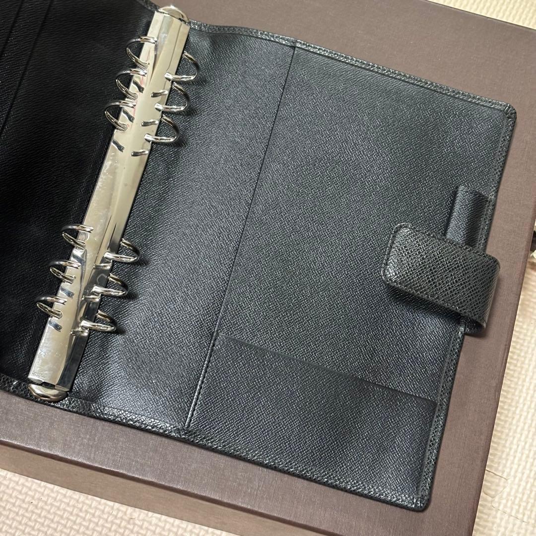 ルイヴィトン タイガ アジェンダ GM 手帳カバー リフィル付 ブラック
