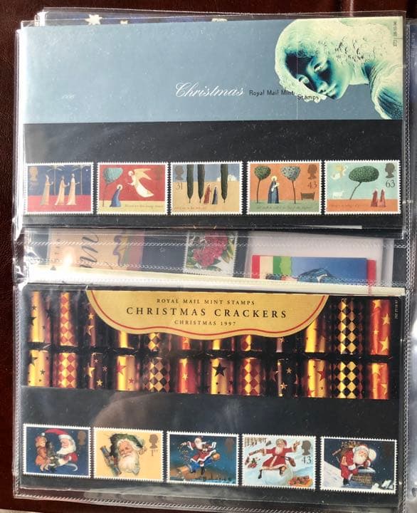 イギリス　記念切手コレクション