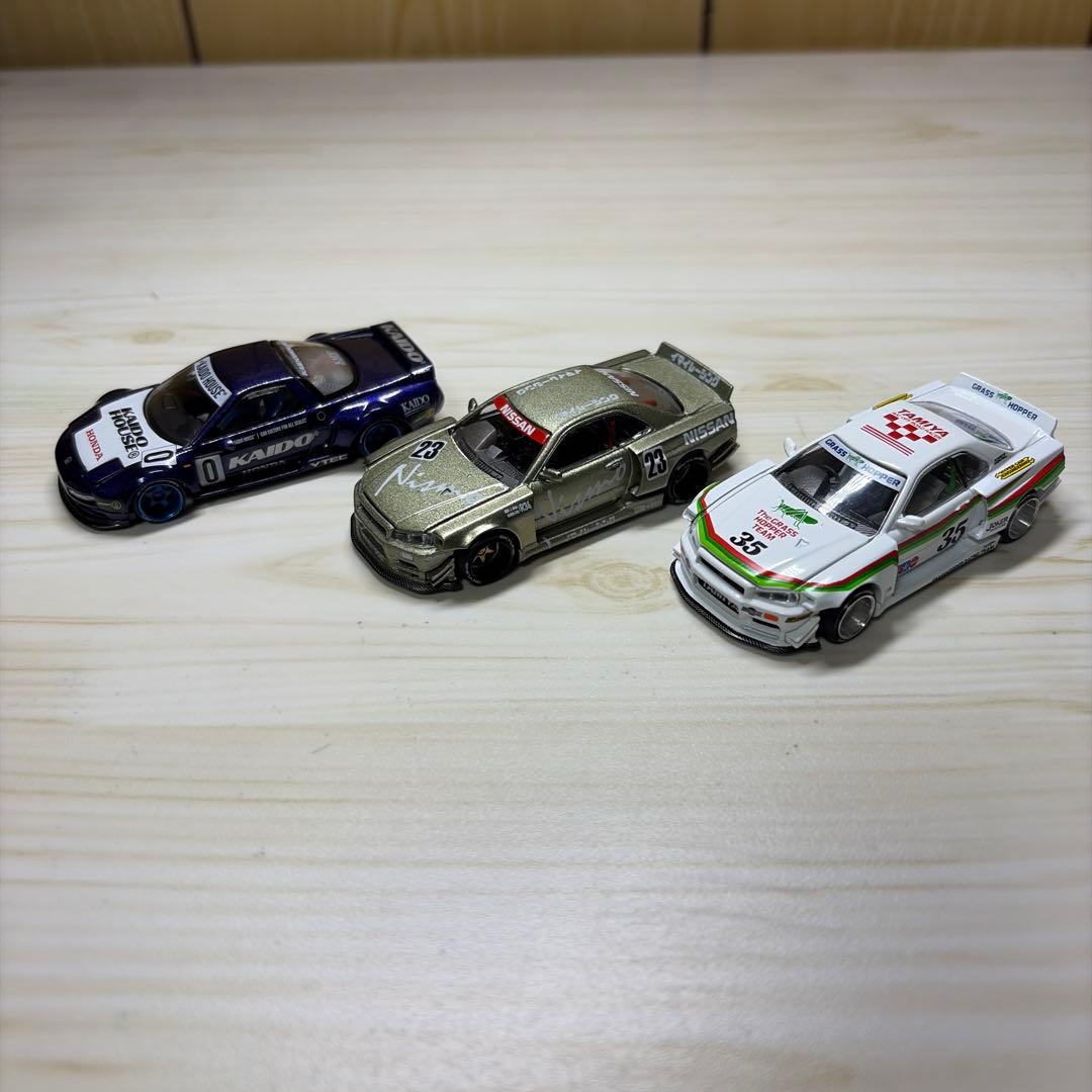 KAIDO HOUSE ミニカーセット 3台　r34 NSX