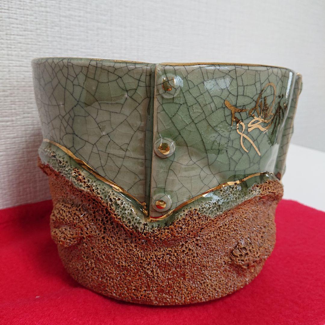 相馬焼  建水   希少 美品