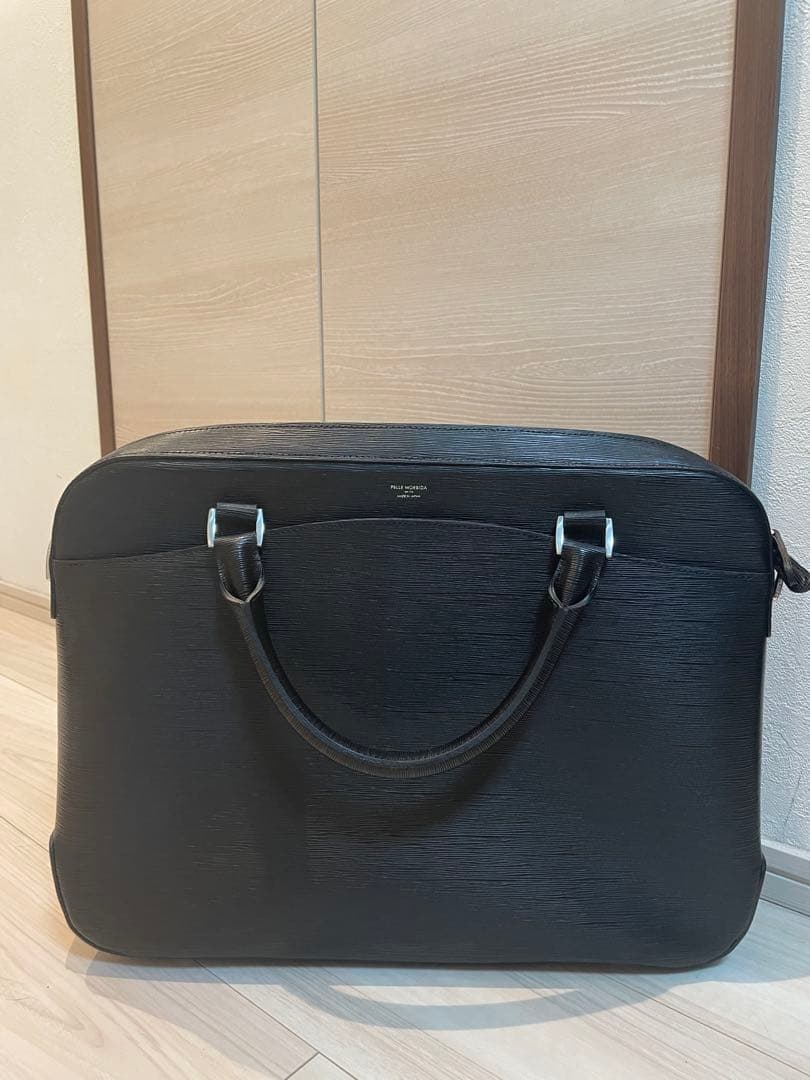 【極美品】PELLE MORBIDA ブラック ビジ ネスバッグペッレモルビダ