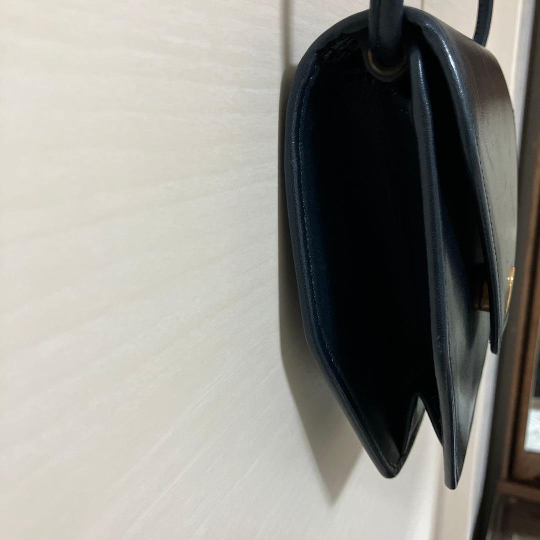 クリスチャンディオール ショルダーバッグ ネイビー ヴィンテージ レトロ