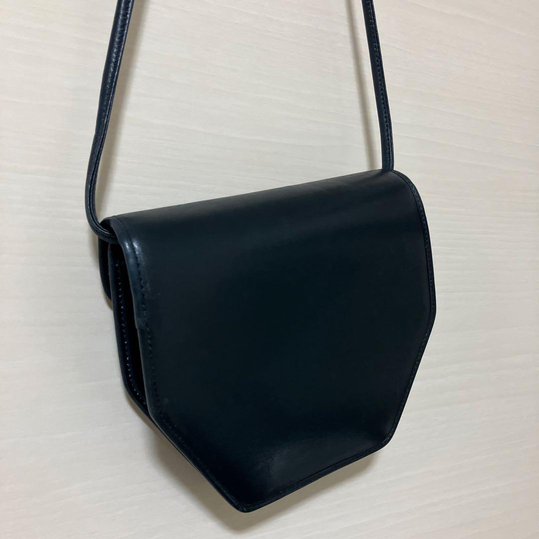 クリスチャンディオール ショルダーバッグ ネイビー ヴィンテージ レトロ