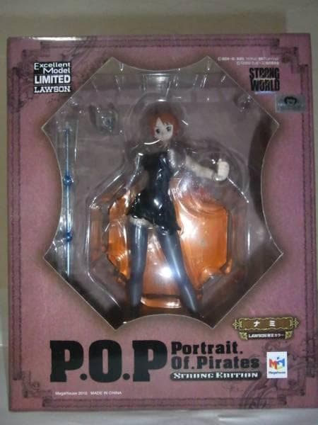 ローソン限定ワンピースPOP-SEルフィ＆ナミ＆ゾロ+SEサンジ+SEロビン