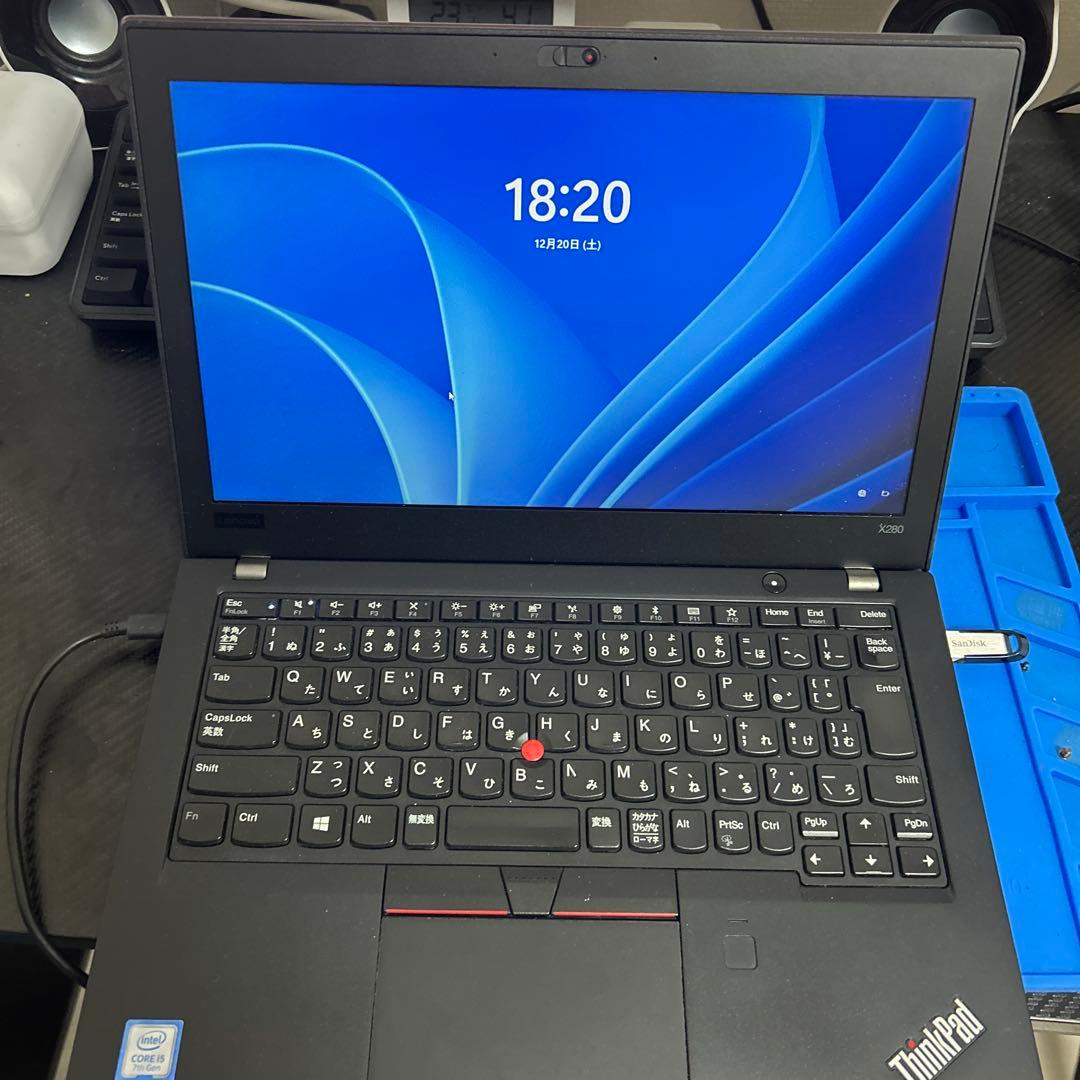 ThinkPad X280 ノートパソコン Core i5 SSD256GB