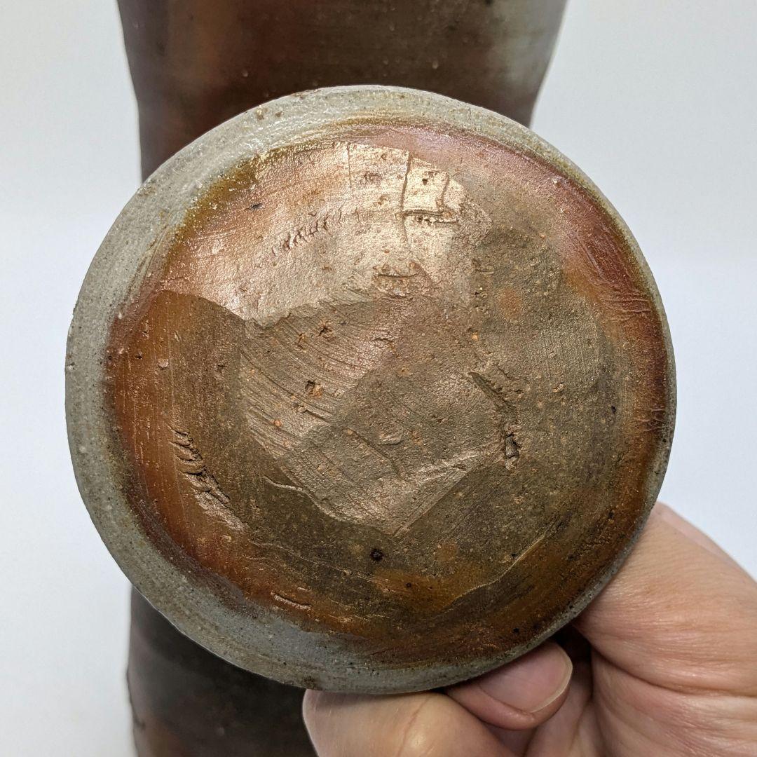 伝統工芸士 高原敏 備前焼 細水指A 共箱共布 水差し 茶道具 茶器 抹茶 食器