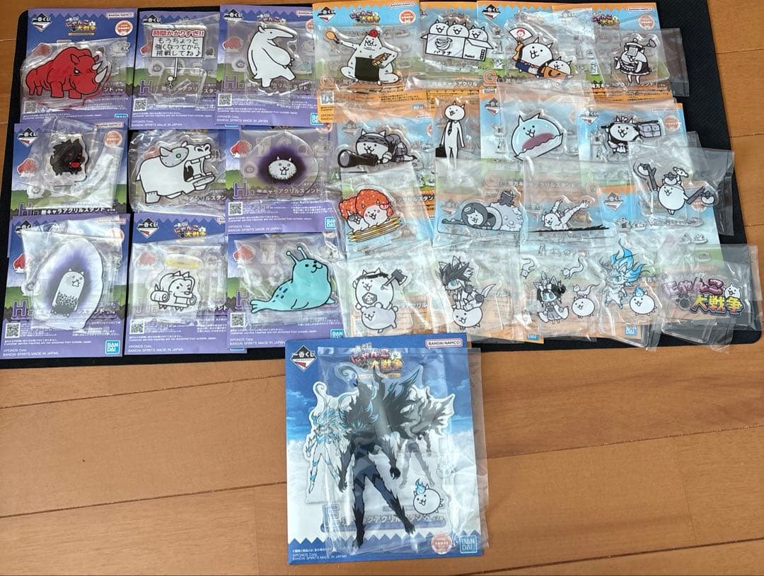 一番くじ にゃんこ大戦争 E賞 G賞 H賞 アクリルスタンド セミコンプ