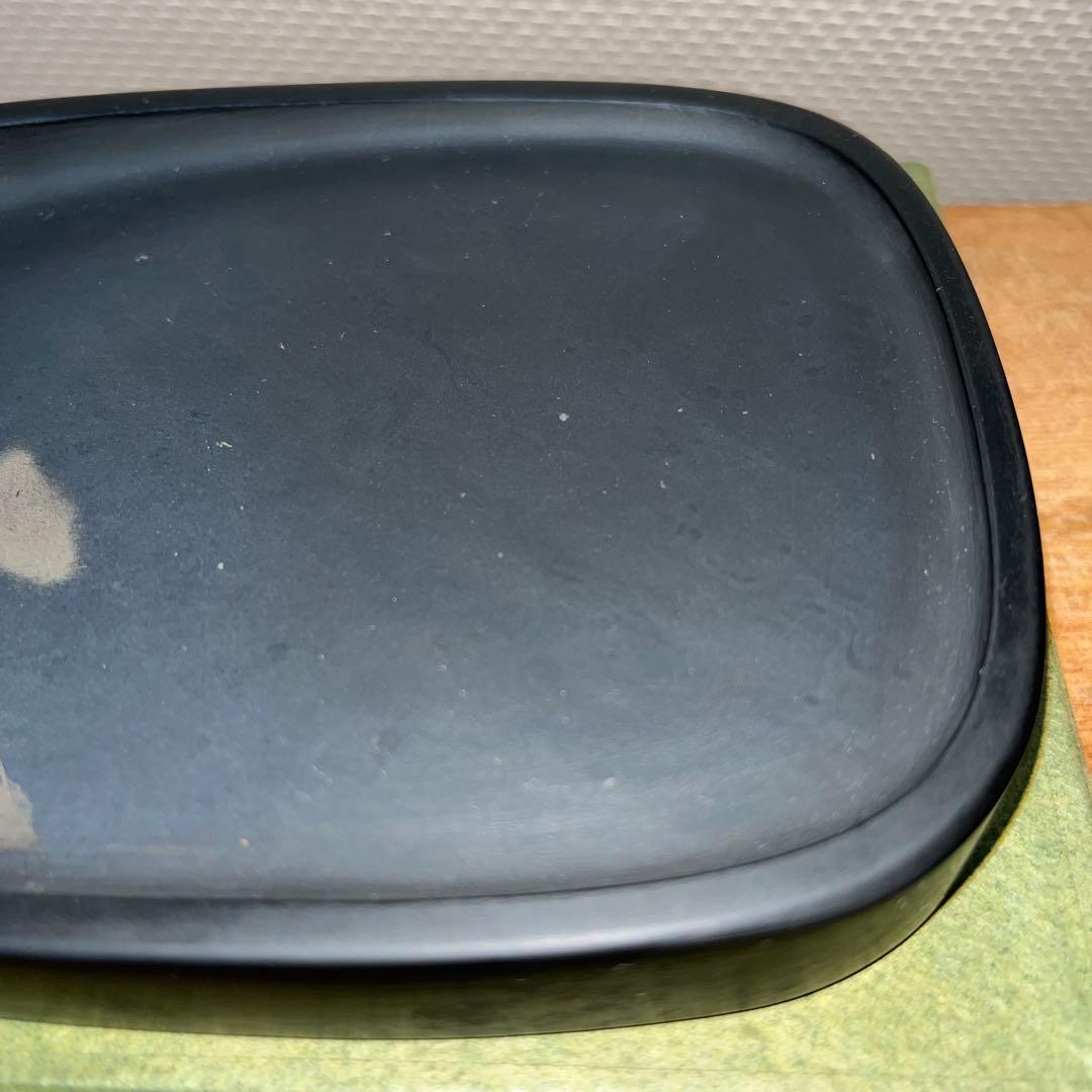 ⭕️雨端硯　梅寿研　12代　雨宮弥兵衛　手間がかかる特殊研　美しい姿　女性好み作品