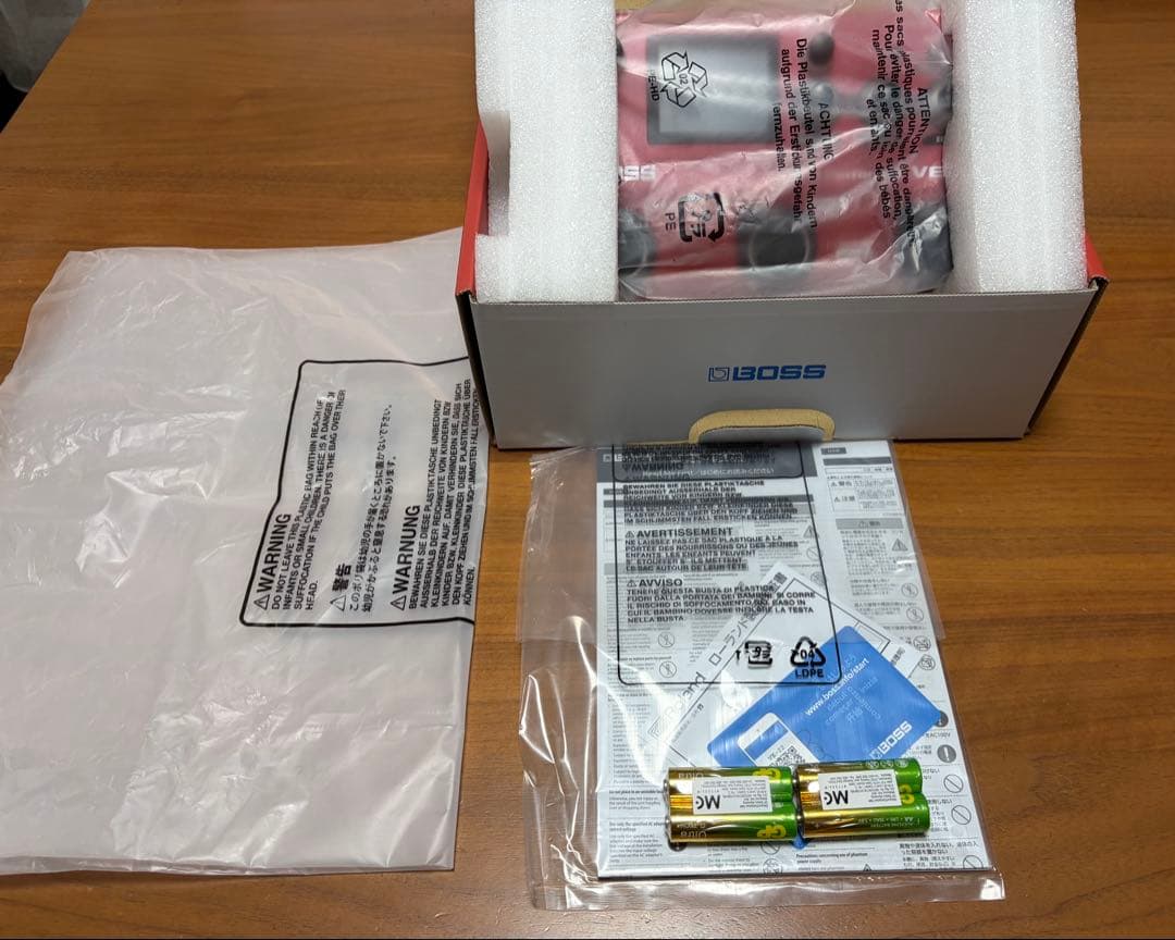 BOSS VE-22 VE22 ボーカルエフェクター キャリングバック ケーブル