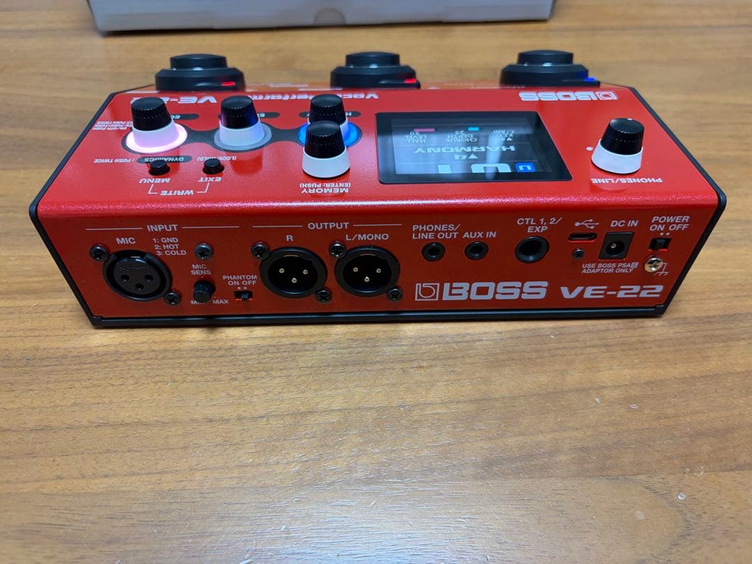 BOSS VE-22 VE22 ボーカルエフェクター キャリングバック ケーブル