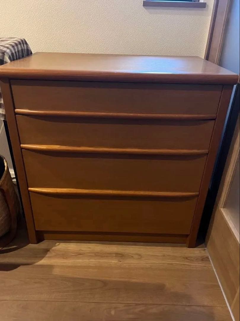 【＊5】アクタス 木製 ４段チェスト