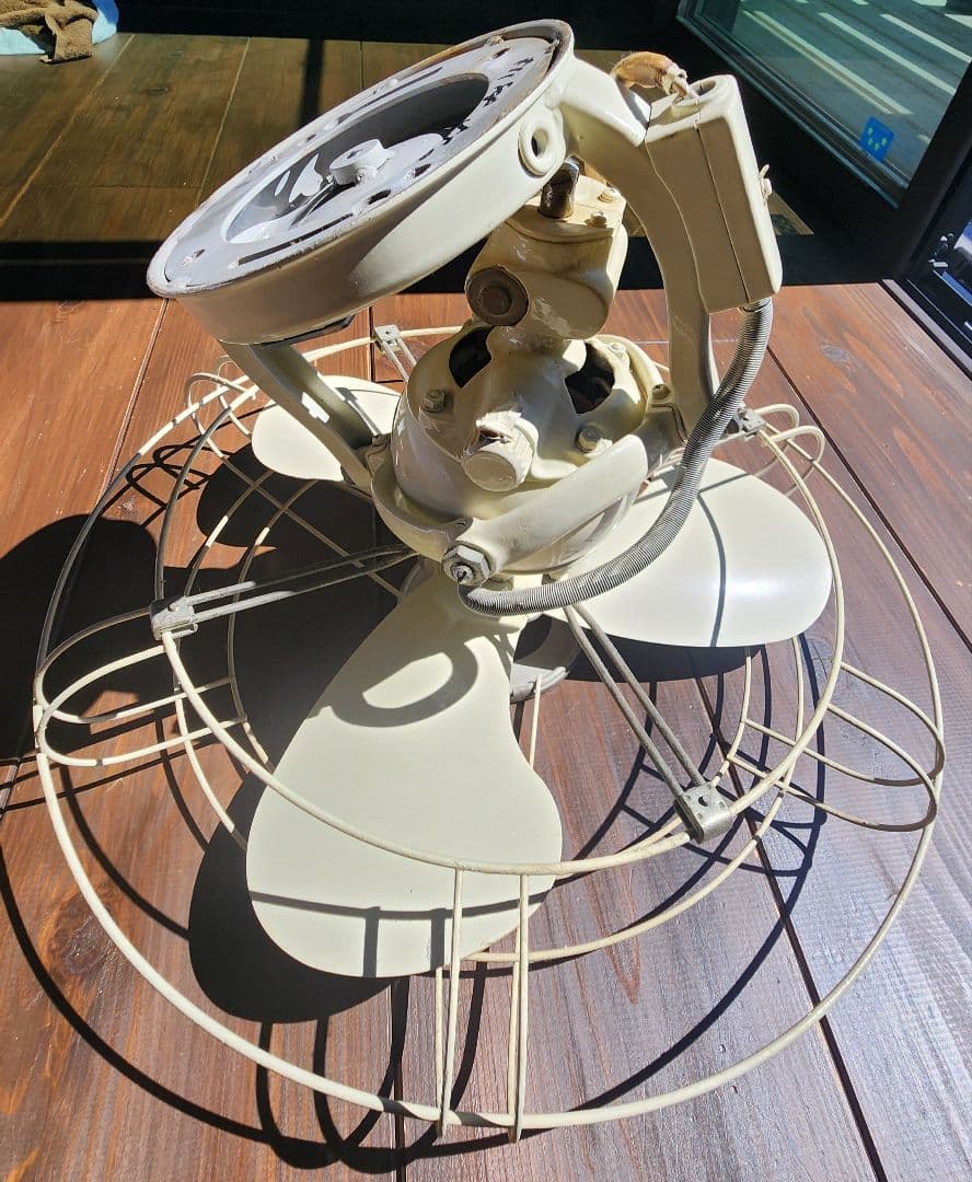 鉄道廃品 扇風機 国鉄 JNR 動作確認済 直径約47cm