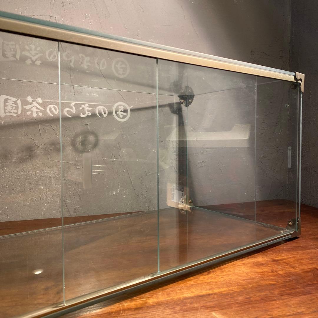 昭和レトロ 茶屋 陳列什器 ガラスショーケース 扉付き 美品 ヴィンテージ