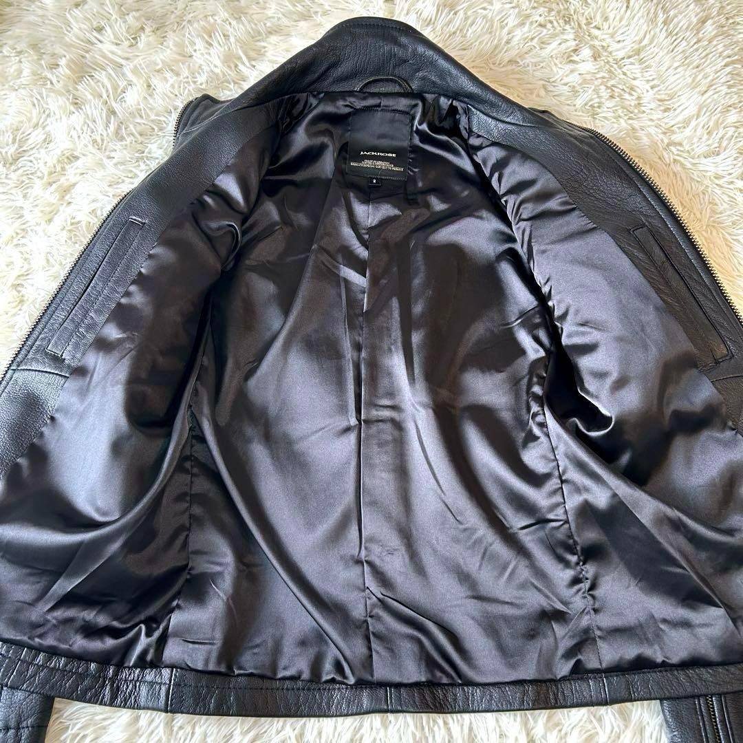 極美品　希少モデル　ジャッククローズ　ラムレザーライダースジャケット　M