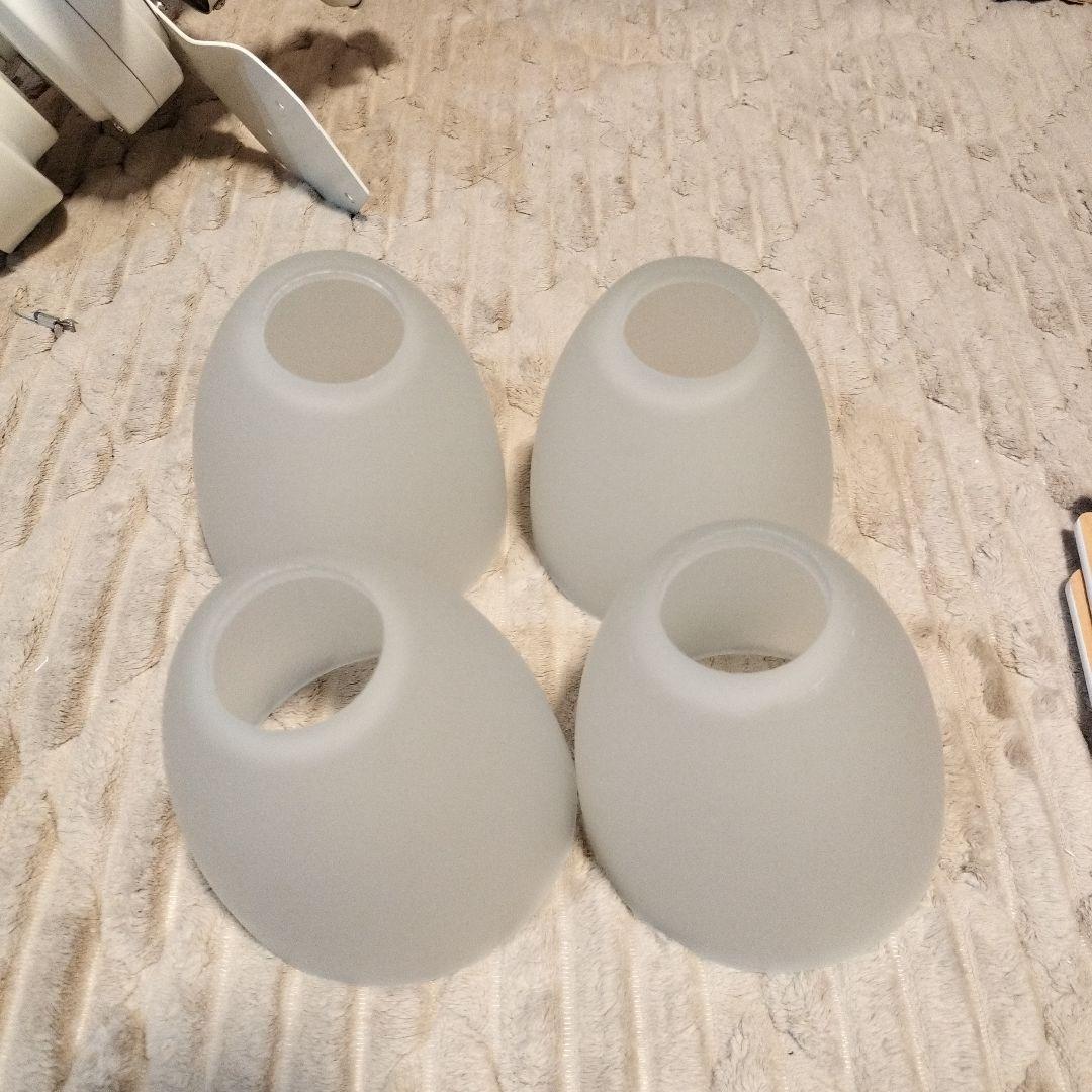 【電球付】LOWYA ロウヤ 4灯シーリングファン ナチュラル