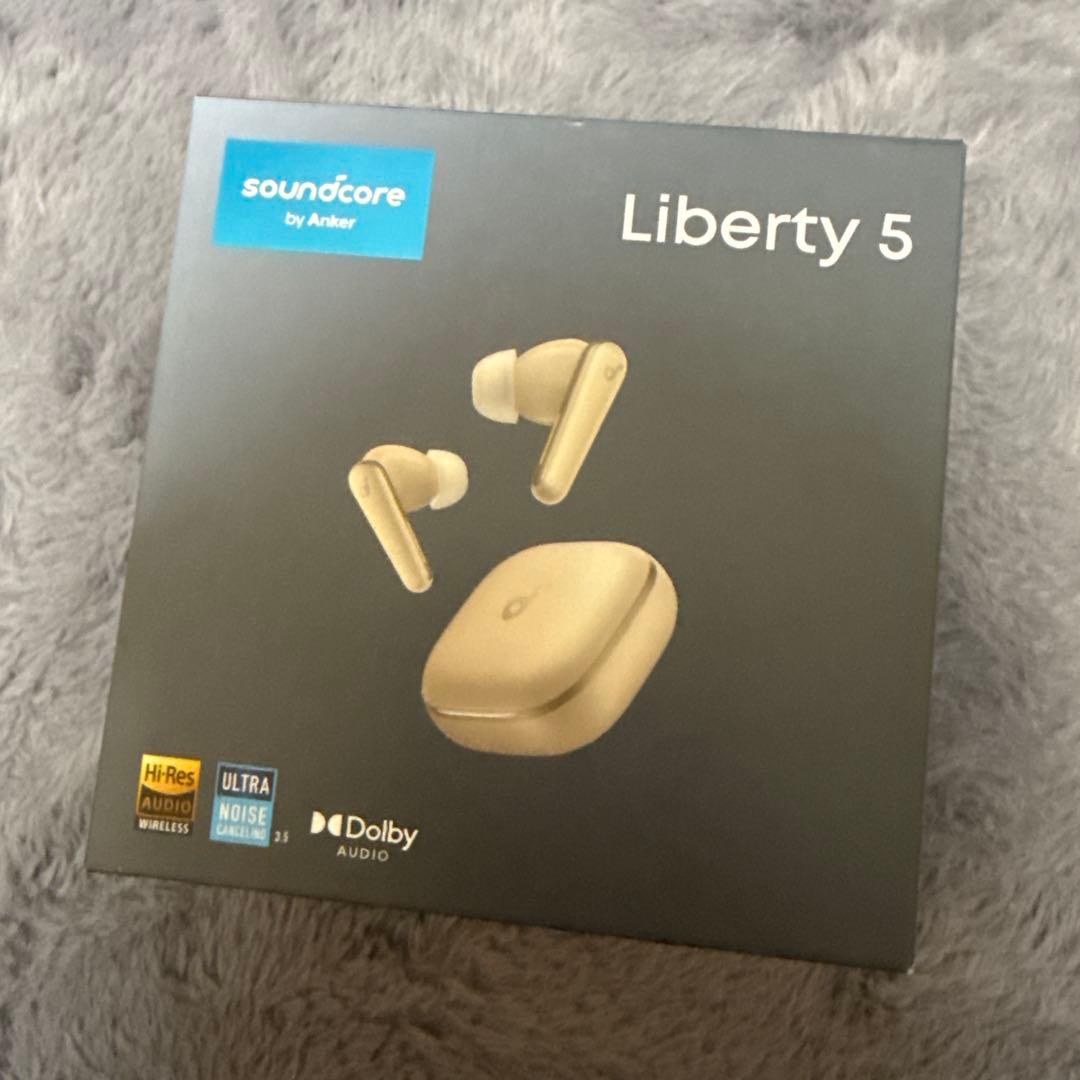soundcore Liberty 5 ワイヤレスイヤホン ゴールド