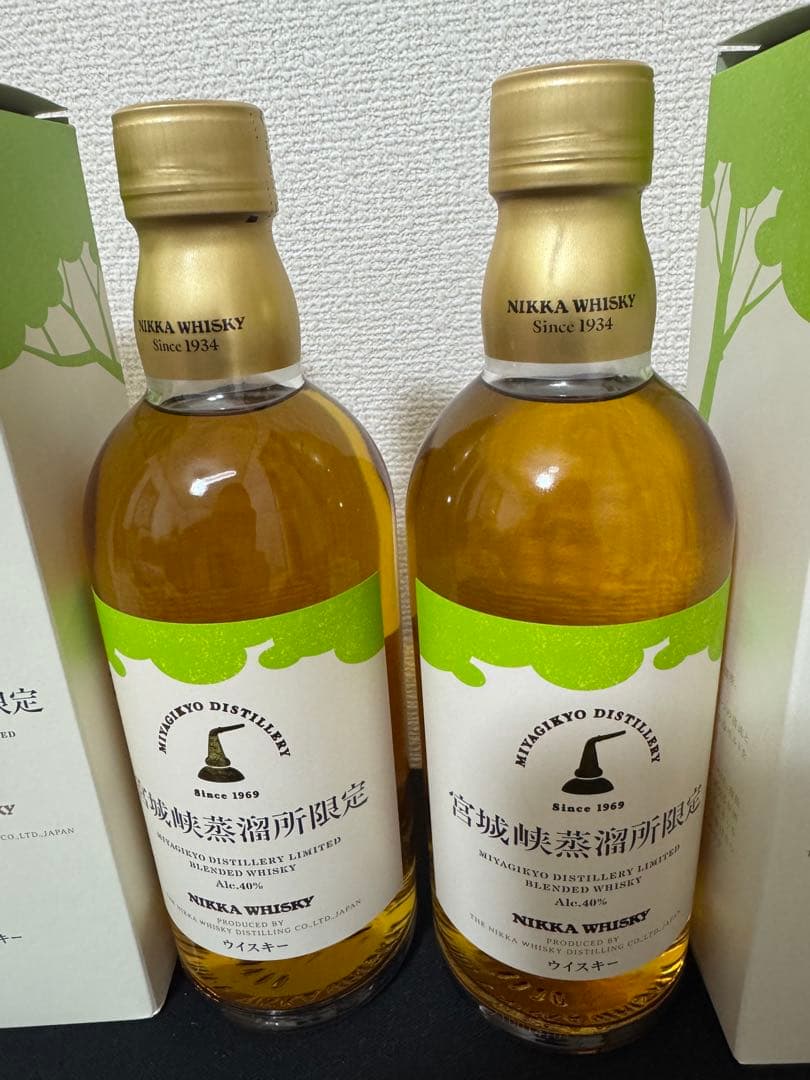 ニッカウイスキー 宮城峡蒸溜所限定 500ml 2本
