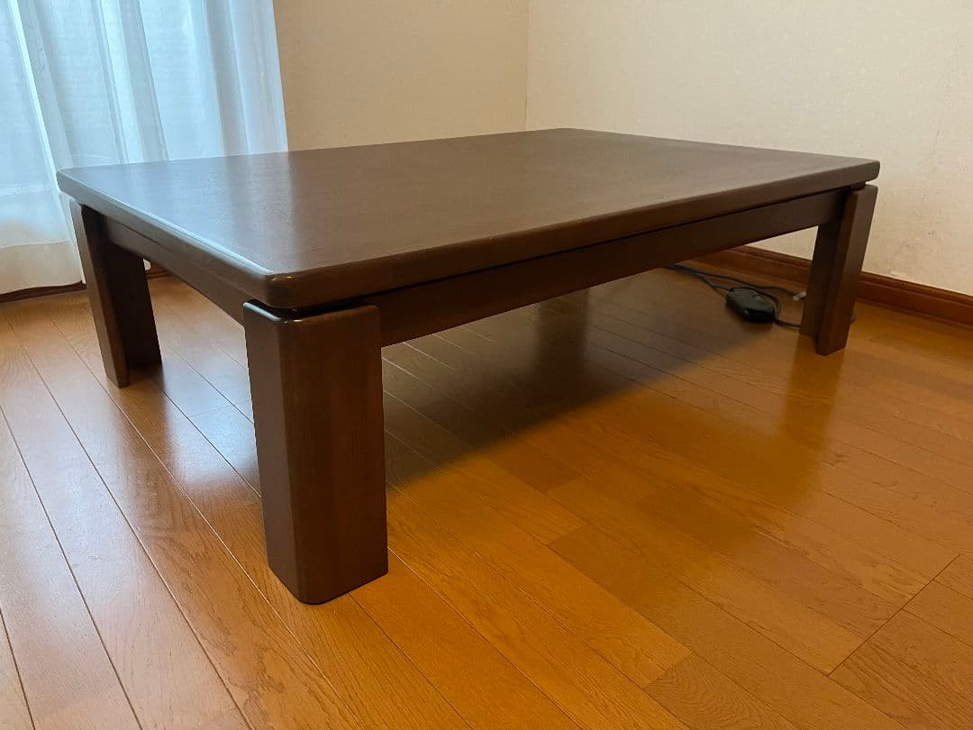 家具調こたつ （ヒーター付き）120×80×36 （＋7cmの継ぎ足付き）