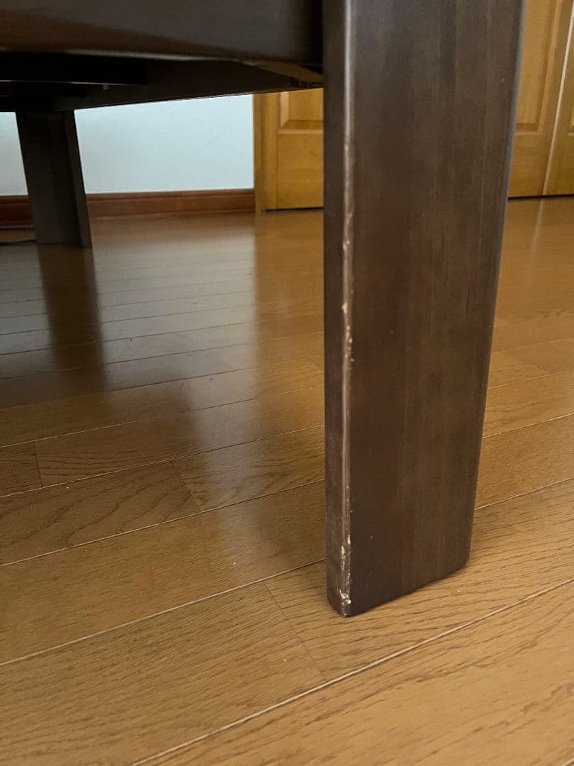 家具調こたつ （ヒーター付き）120×80×36 （＋7cmの継ぎ足付き）