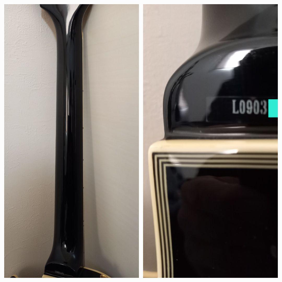 Laid Back レイドバック レスポールカスタムタイプ エレキギター 黒