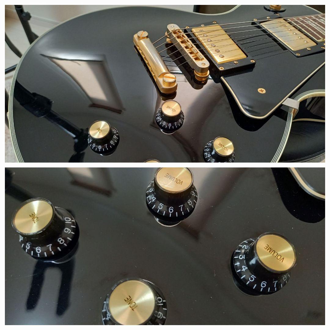 Laid Back レイドバック レスポールカスタムタイプ エレキギター 黒