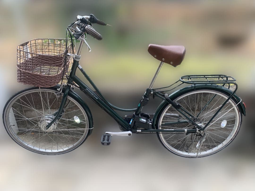 電動アシスト自転車 プリティッシュグリーンA18ALY0007 26インチ