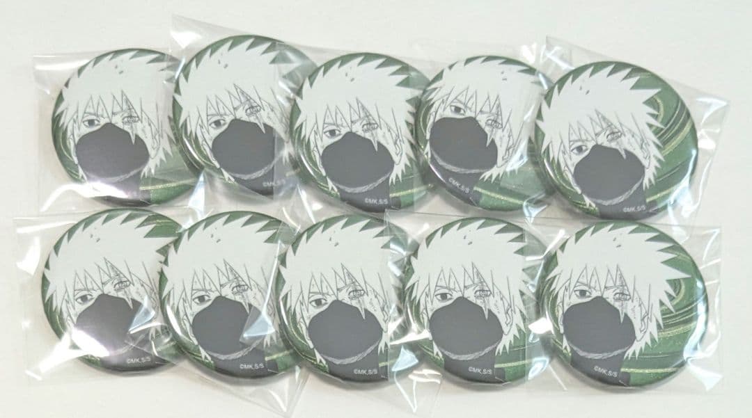 NARUTO缶バッジ　EMOTIONSはたけカカシ　25周年　ジャンショ 10点