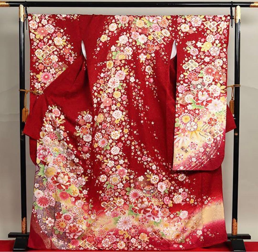 美品　振袖6点セット　成人式　振袖　正絹　袋帯 19