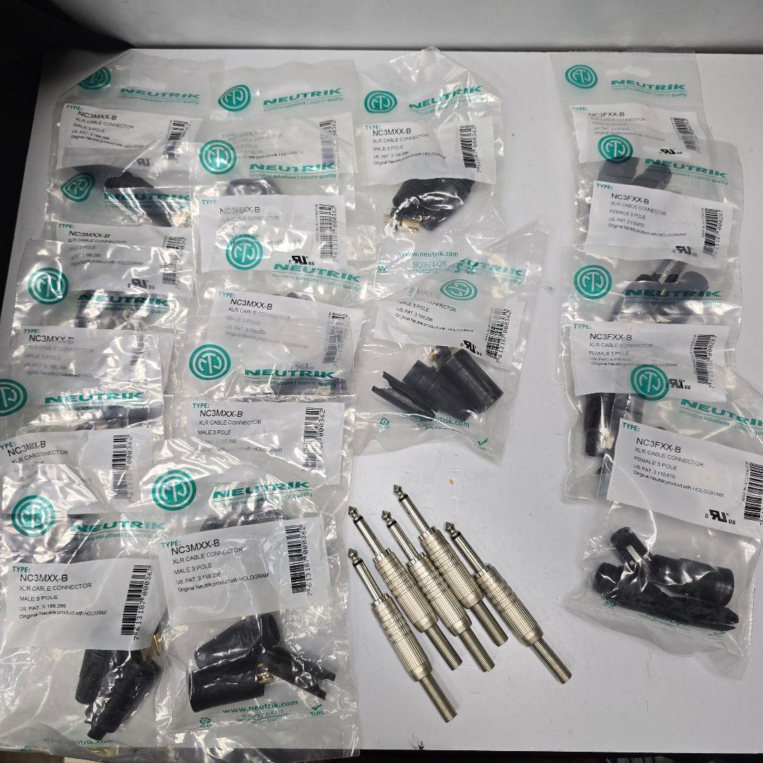 ノイトリック　 XLRコネクタ CANARE　 f-15ＲＯＨＳ　まとめセット