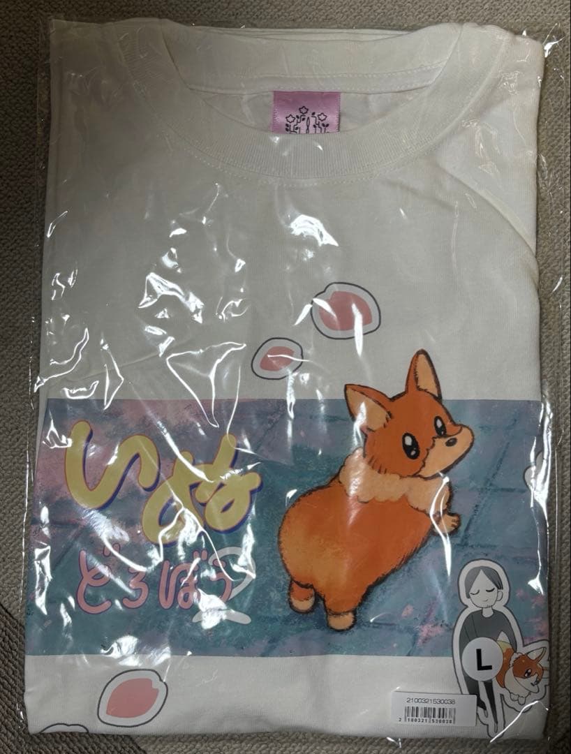 ZENSE 2024 suisデザイン「いぬ泥棒2」Tシャツ　L