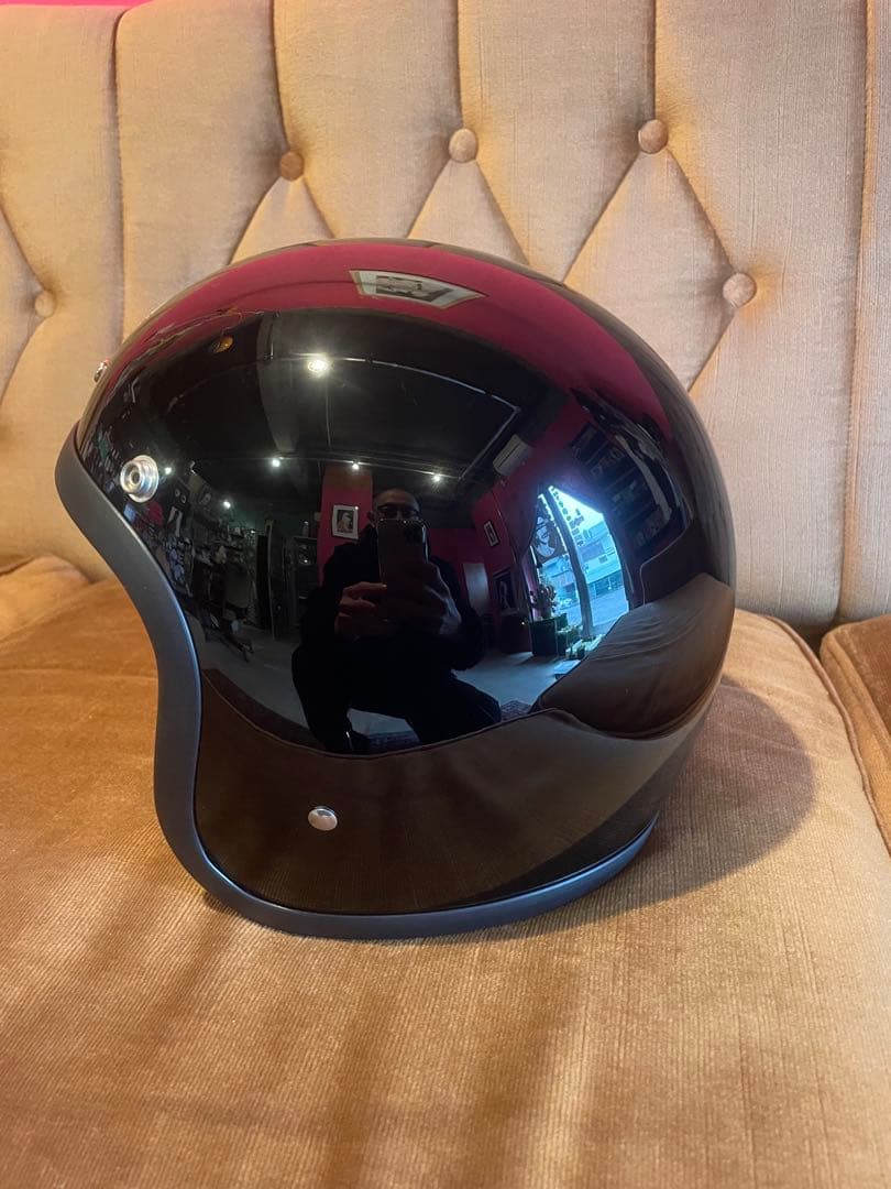 オーシャン　ビートル　BEETLE ブラック ジェットヘルメット　Mサイズ